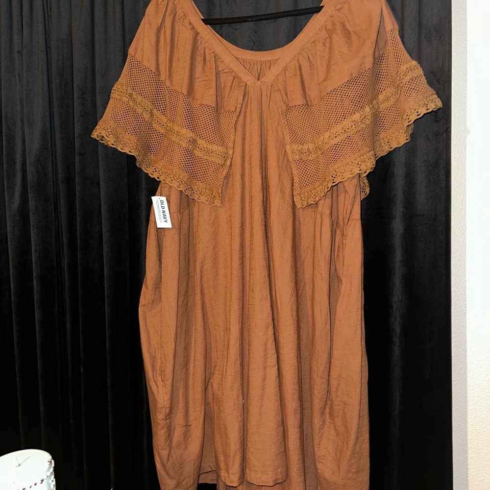 Old Navy - Casual Dress - Light Brown - 3X - NWT